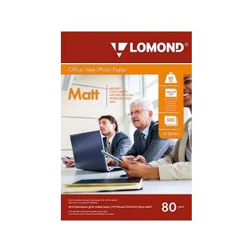 Fotopopierius Lomond Photo Inkjet Paper Matinis 85 g/m2 A4, 500 lapų, dvipusis