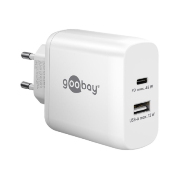 Goobay USB-C PD Dual Fast Charger (45 W) 65412