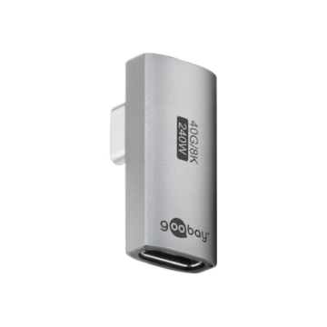 Goobay 74443 USB-C Adapter Vertical 90° Rotated USB4