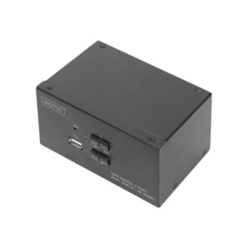 Digitus KVM Switch, 2 Port, Dual Display, 4K, HDMI DS-12860