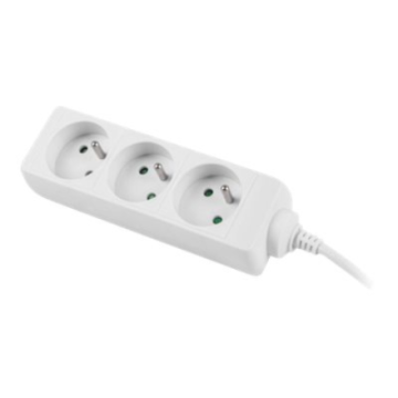 Lanberg Cable Power Strip 3M 3X French Outlets Quality-Grade Copper