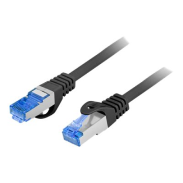 Lanberg Patchcord Cat.6A S/FTP LSZH CCA PCF6A-10CC-0150-BK 1.5 m