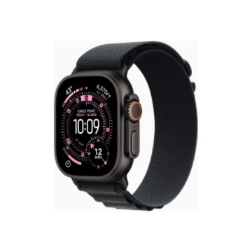 Apple Watch Ultra 3 GPS + Cellular 49mm Black Titanium Case with Black Alpine