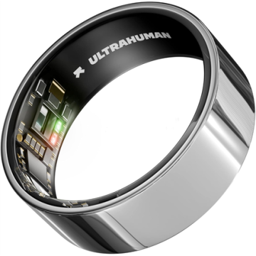 Ultrahuman Ring Air Space Silver Size 12