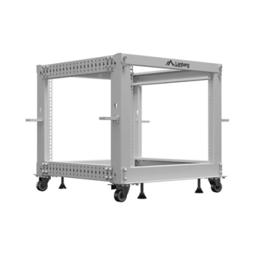Lanberg Open Rack 19" 9U, adjustable OR01-6109-S 65.7 x 60 x 57.7 cm