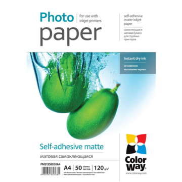120 g/m² A4 Matte self-adhesive Photo Paper