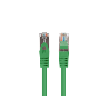 Lanberg Patchcord CAT.6 FTP 0.25M fluke passed 10-pack, Green PCF6-20CC-0025-G