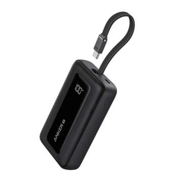 Anker Power Bank with Built-In USB-C Cable A1689H11 20000 mAh