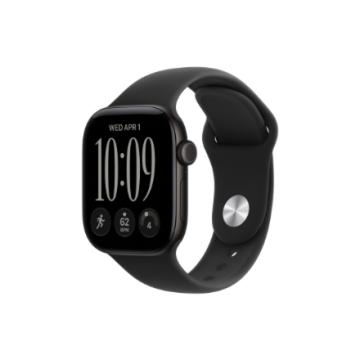 Apple Watch Series 12 GPS 42mm Black Aluminium Case with Black Sport Band - 12GB