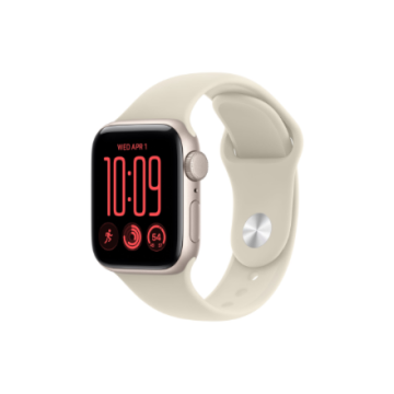Apple Watch SE 3 GPS 40mm Starlight Aluminium Case with Sand Sport Band - S 3GB