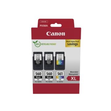 Canon PG-560XL/CL-561XL (3712C009) Rašalinių kasečių komplektas, BK/CMY