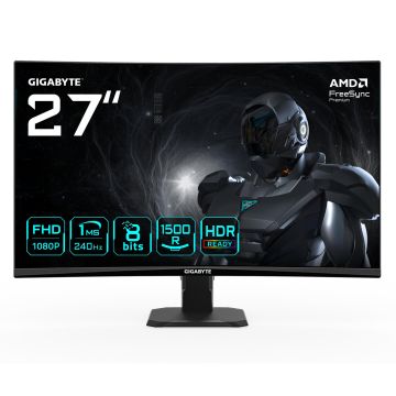 LCD Monitor GIGABYTE LED Curved GS27FC2EK 27" Full HD