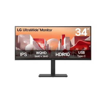 LCD Monitor LG Wide Quad HD LCD Curved 34BA75QE-B 34"