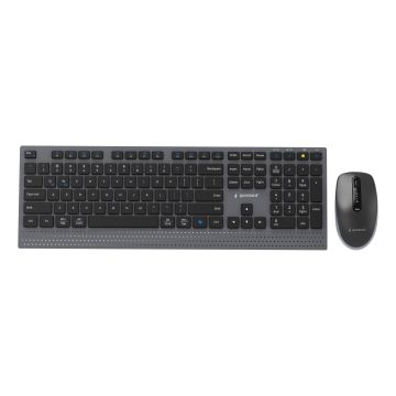 KEYBOARD +MOUSE WRL ENG/BK KBS-WPS-02 GEMBIRD