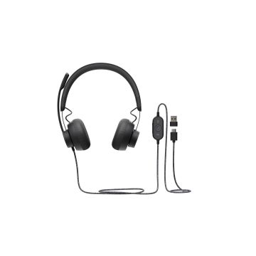 HEADSET ZONE WIRED/DARK GREY 981-000875 LOGITECH