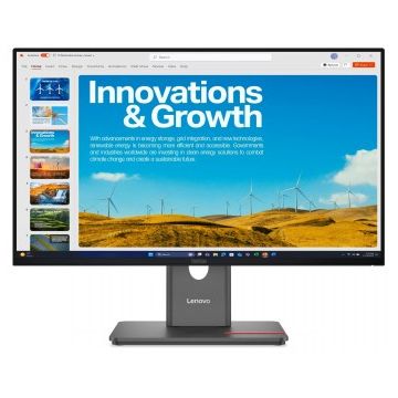 Lenovo 23.8" P24QD-40 Qhd IPS 16:9 120HZ Dp/hdmi/usb-c(140w)/rj45