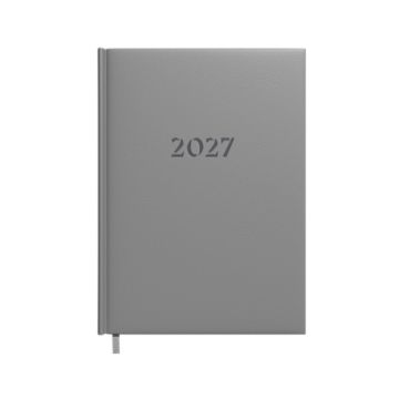 Darbo knyga-kalendorius 2027m. A5 pilka sp.