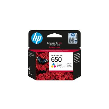HP 650 Tri-color Ink Cartridge