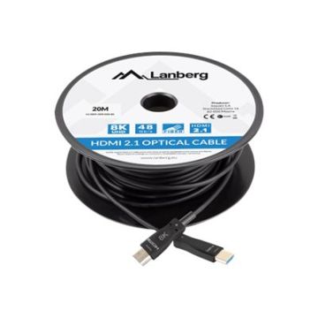 LANBERG HDMI v2.1 M/M cable 80m optical