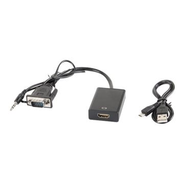 LANBERG AD-0021-BK adapter VGA F