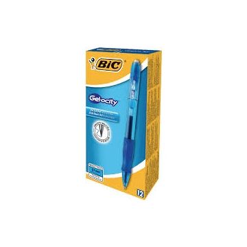 Bic Gelinis rašiklis Gel-Ocity 0.7 mm, mėlynas, pakuotėje 12 vnt. 600666