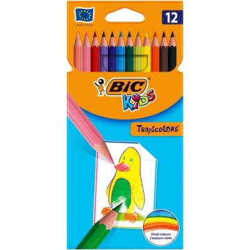 Bic Spalvoti pieštukai Tropicolors 12 spalvų rinkinys 022503