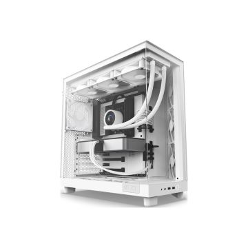 NZXT PC case H6 Flow white