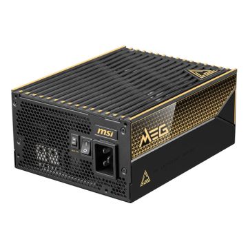 Power Supply MSI MEG AI1600T PCIE5 ATX 3.1 Efficiency 80 PLUS TITANIUM