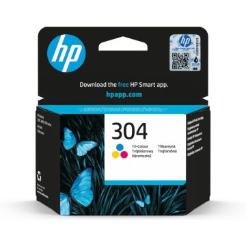 HP 304 Tri-color (N9K05AE) Rašalinė kasetė, CMY