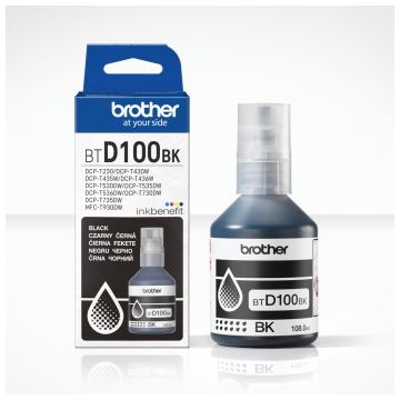 Brother Btd100bk Black Ink Bottle - 7,500 Pages