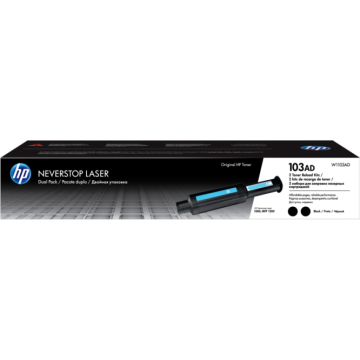HP 103AD Dual Pack (W1103AD) Lazerinė kasetė, Juoda