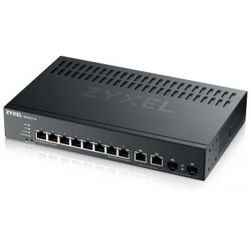 Zyxel Networks Gs2220-10,eu Region,8-port Gbe L2 Switch With Gbe Uplink (1 Year