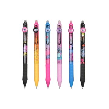 Automatinis gumuotas trinamasis tušinukas CoolPack Disney Stitch Black