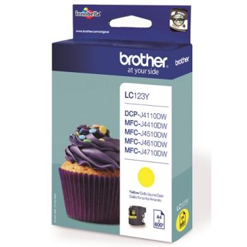 Brother Lc-123y Toner Yellow 600P