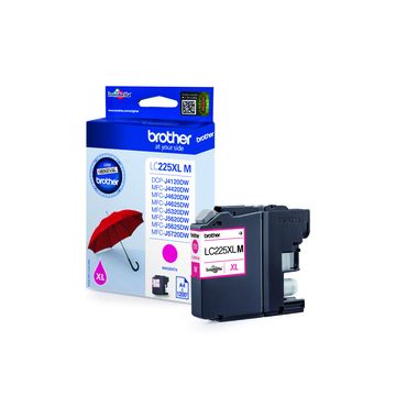 Brother Lc-225xlm Toner High Magenta