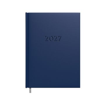 Darbo knyga-kalendorius 2027m. A5 tamsiai mėlyna sp.