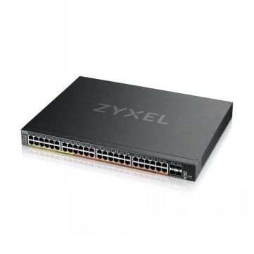 Zyxel Networks Xmg2230-52hp, L3 Access Switch, 16X 2.5g, 32X 1g, Ac:960w Poe ,
