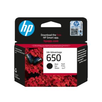 HP 650 (CZ101AE) Rašalinė kasetė, Juoda