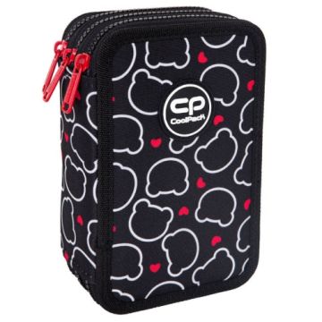 Forminis trijų skyrių penalas su priedais CoolPack Jumper 3 BEAR