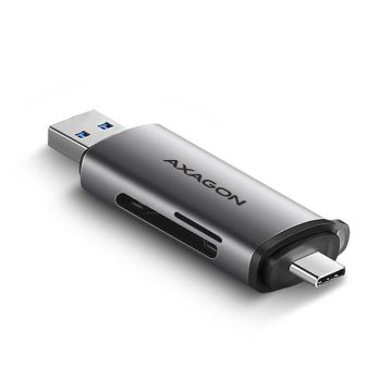MEMORY READER USB-C+USB3.2 2SL/SD/MICROSD CRE-SAC AXAGON