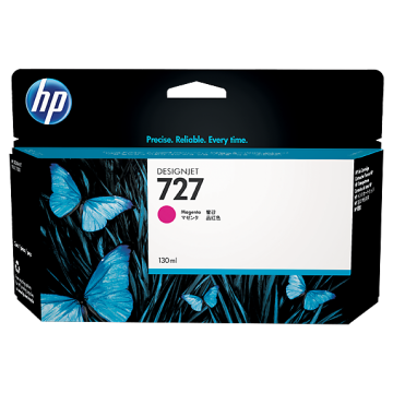 HP 727 (B3P20A) Rašalinė kasetė, Purpurinė