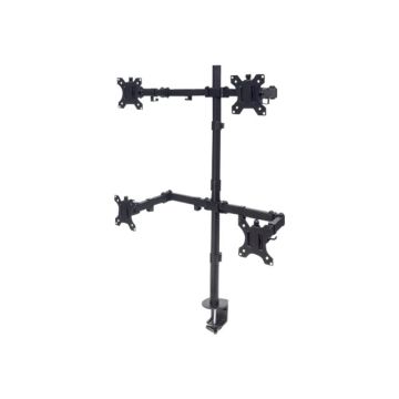 MH Monitor Mount supports 4 LCD Monitors