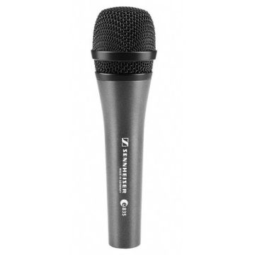 Sennheiser E 835, Vocal Microphone, Dynamic, Cardioid, 3-pin Xlr-m, Anthracite,