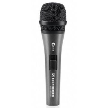 Sennheiser E 835-s, Vocal Microphone, Dynamic, Cardioid, I/o Switch, 3-pin