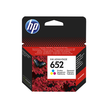 HP 652 Tri-color (F6V24AE) Rašalinė kasetė, CMY