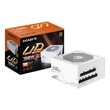 Power Supply GIGABYTE UD750GM PG5 ICE ATX 3.1 Efficiency 80 PLUS GOLD PFC Active