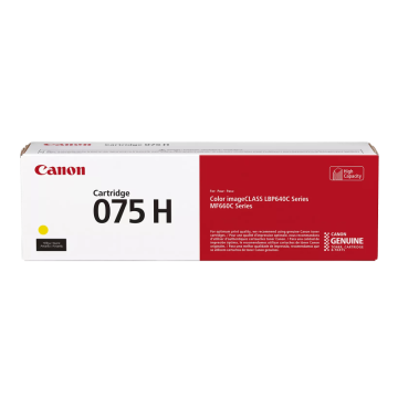 Canon CRG 075H Y (6366C002) Lazerinė kasetė, Geltona