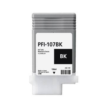 Canon PFI-107BK (6705B001) Rašalinė kasetė, Juoda (SPEC)