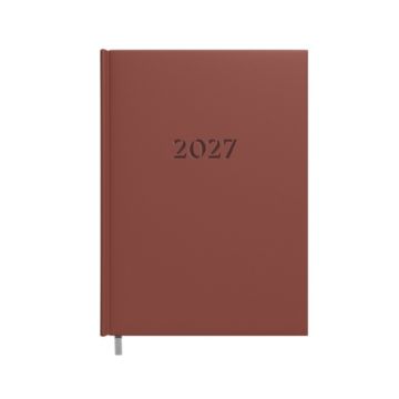 Darbo knyga-kalendorius 2027m. A5 ruda sp.