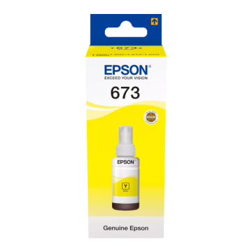 Epson 673Y (C13T67344A) Rašalo papildymo buteliukas, Geltona